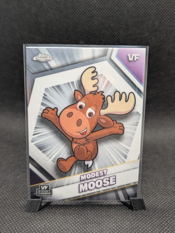 2026 Topps Chrome VeeFriends Modest Moose #122 Base Card *First Chrome*