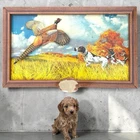 Vintage Goetz Beer Sign Pheasant Hunting Dog Advertising Bar Store Display