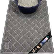 Gorilla Grip Cat Litter Box Mat, 35X23, Water Resistant Kitty Litter T