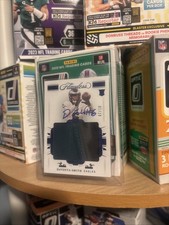 2021 Panini Flawless Rookie Patches Devonta Smith #RP8 Sapphire /10 (RPA)