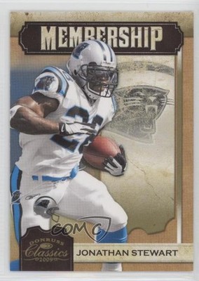 2009 Donruss Classics Membership Gold 96/100 Jonathan Stewart #14 0a3