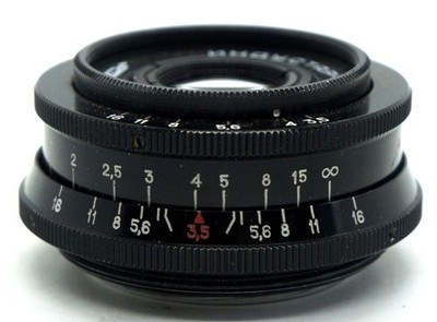 INDUSTAR 50-2 USSR SUCCESSOR OF ZEISS TESSAR 3.5/50 Pancake Lens