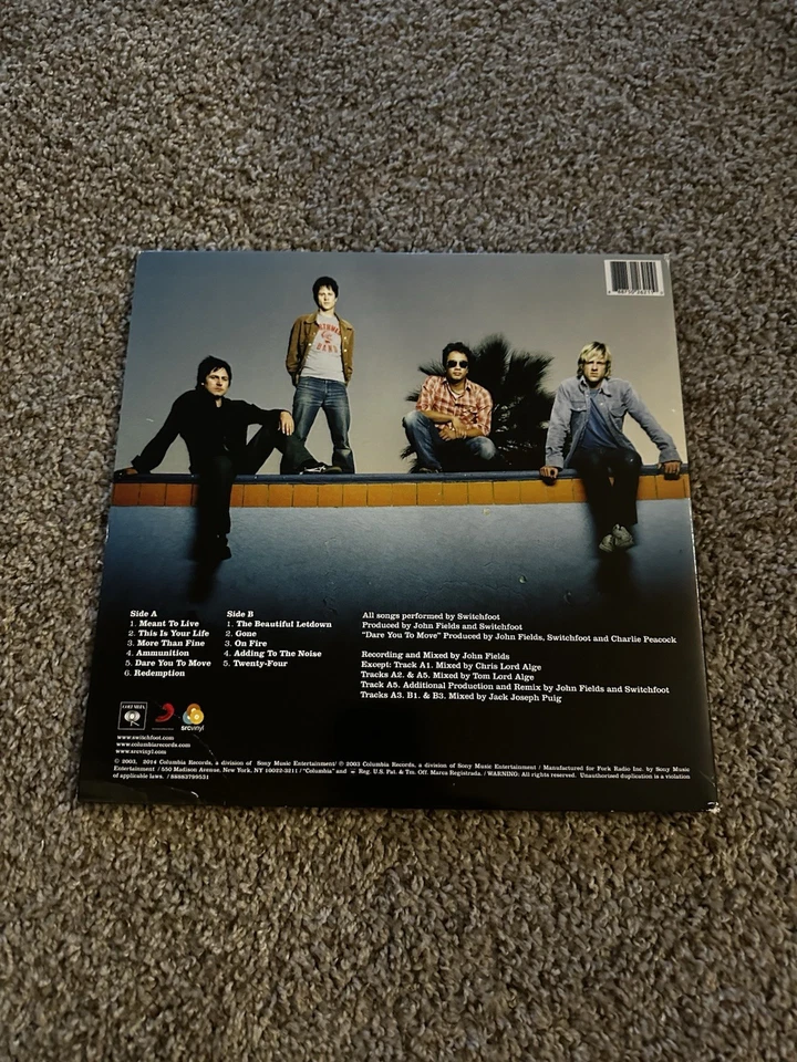 Switchfoot the Beautiful Letdown White Vinyl - Image 2 of 4