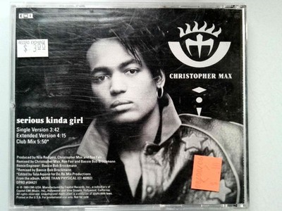 Christopher Max - Serious Kinda Girl CD 1989 Promo R&B EMI USA | eBay