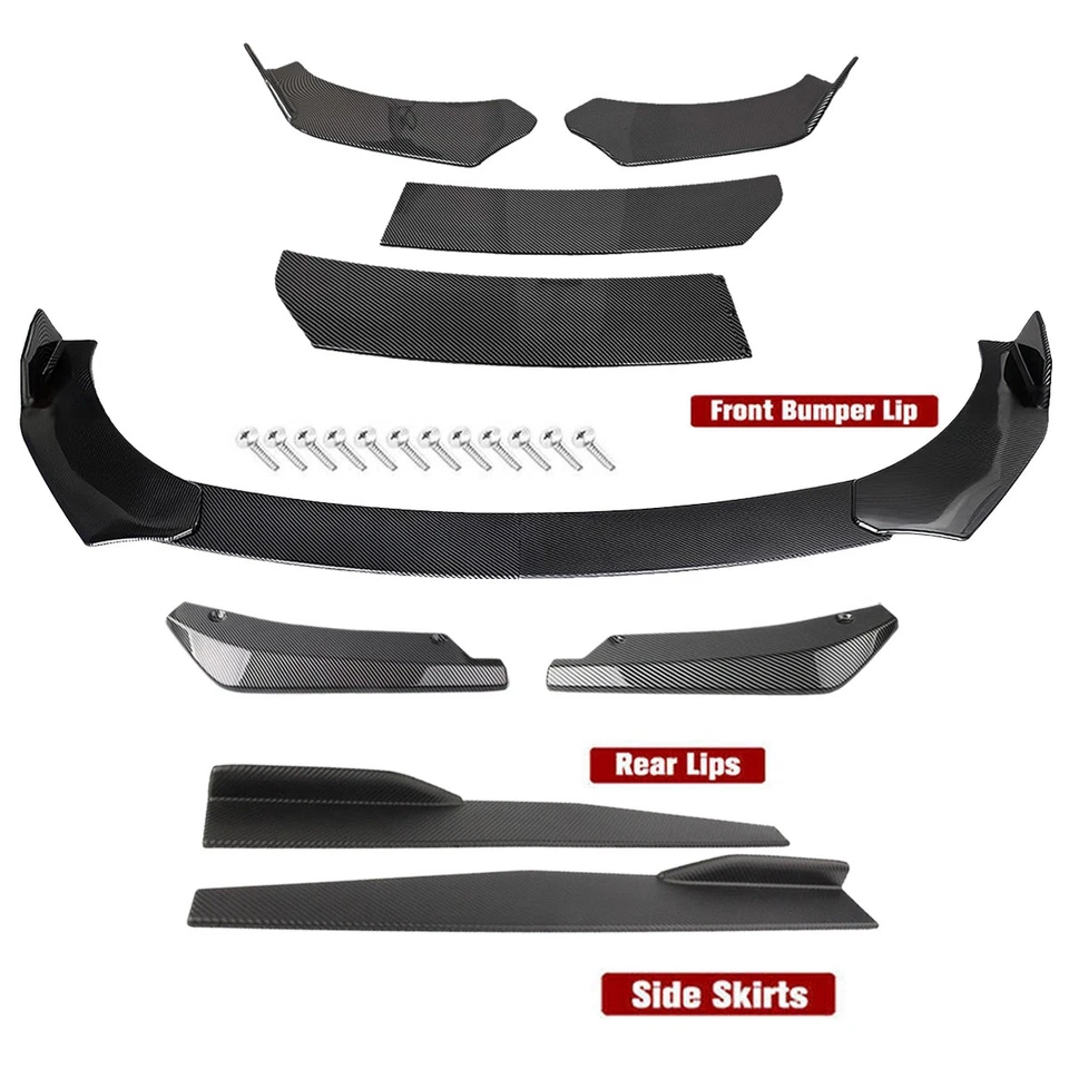 Kit de carrocería de parachoques delantero de fibra de carbono para Cadillac XT4 XT5 XT6 2020-2024 Foto 2 de 4