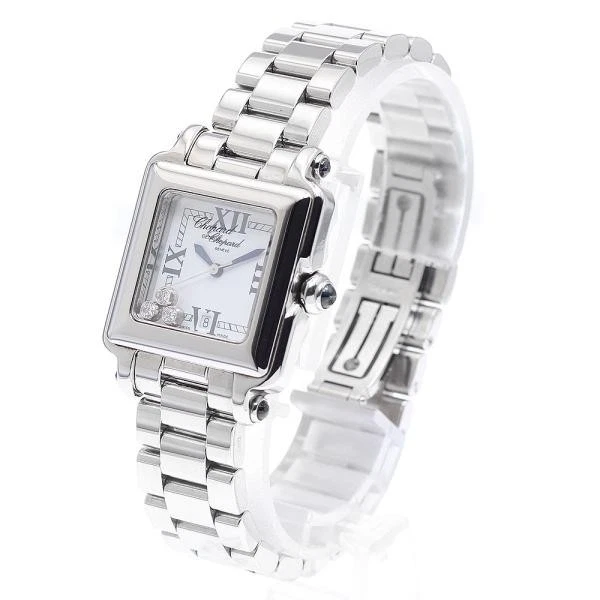Chopard — Chopard Happy Sport 2000 27/8888-23 27mm SS White Dial Quartz Date Watch #C7339