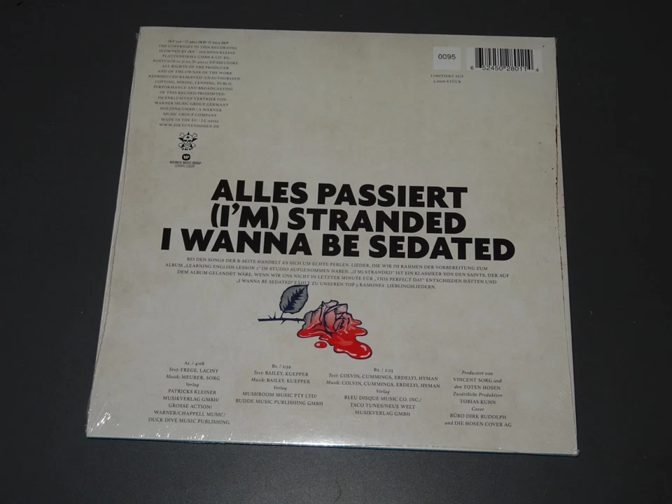 DIE TOTEN HOSEN - ALLES PASSIERT (LIMITED) / 7'' VINYL-SINGLE 2017 OVP! SEALED! - Bild 2 von 2