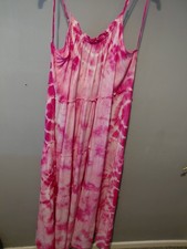 Qed london tie dye dress festival boho New with tags 100% viscose  size medium