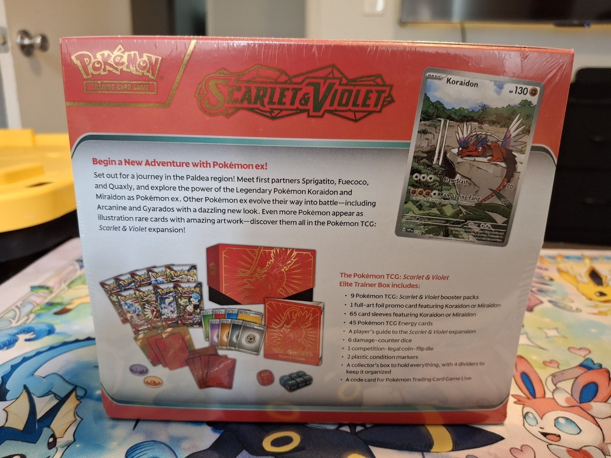 koraidon booster box POKMON TCG ex Deluxe Battle Deck is here and it's a beast!!! Ready-to-play power with explosive combos and show-stopping plays!!! Shuffle, draw, and throw down massive attacks right away!!! Perfect Koraidon today and watch your collection reach new heights Pokmon TCG: Scarlet & Violet