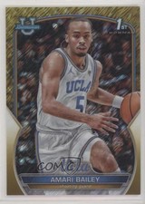 2022-23 Bowman U Chrome Gold Shimmer Refractor 46/50 Amari Bailey #69 i0b