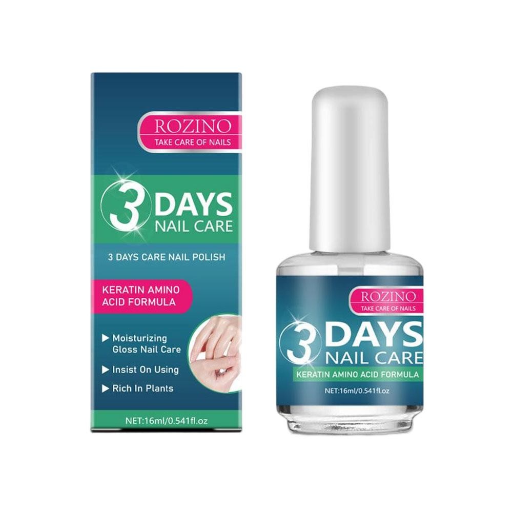 ROZINO 3 Days Nail Care - Keratin Amino Acid Formula Superior Nail Nourish--