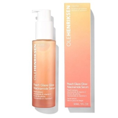 OLEHENRIKSEN br Peach Glaze Glow Niacinamide Serum with Vitamin C FULLSIZE NEW