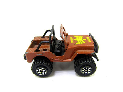 VTG 1981 Matchbox Golden Eagle 4x4 Diecast Jeep Brown Made in Macau