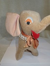 Vintage 1960's Jerry Elsner Plush Elephant