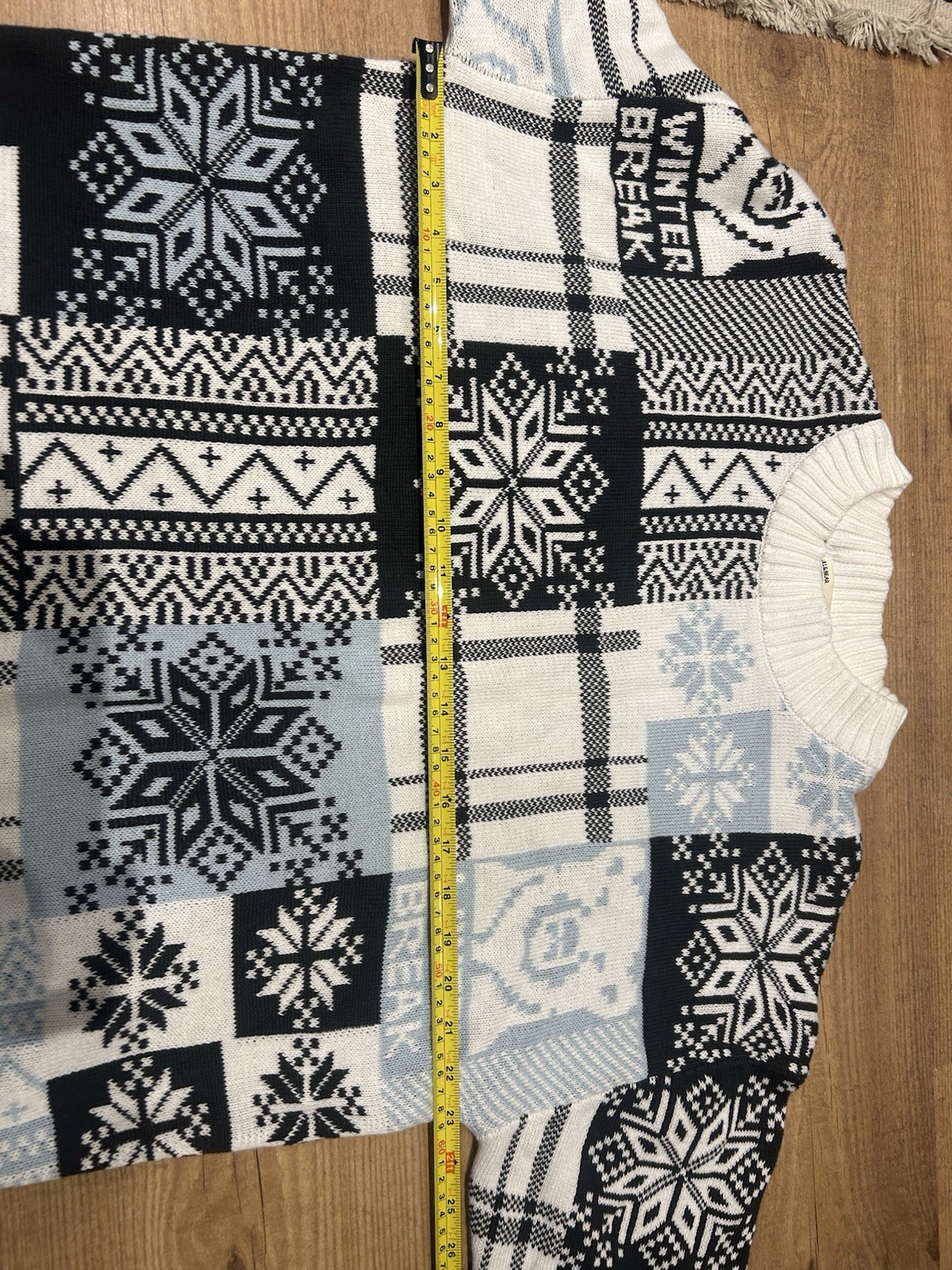 Pull&Bear Winter Break Patchwork Snowflake Knit J… - image 6