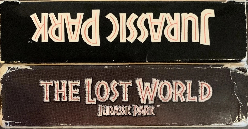 Lot Of 2: Jurassic Park VHS The Original And The Lost World ACCEPTABLE Universal Foto 3 de 4