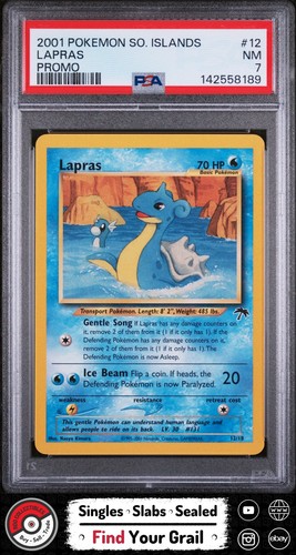 Lapras graded PSA 7 for sale on eBay