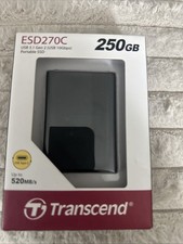 Transcend ESD270C 250GB USB 3.1 Gen 2 Portable External SSD