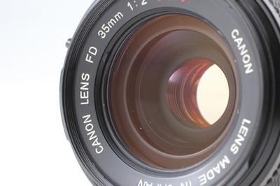Objectif Canon FD 35mm F/1 SSC - Concave, Wide Angle, Mint - Rare
