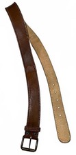 Vintage Brown Leather Belt