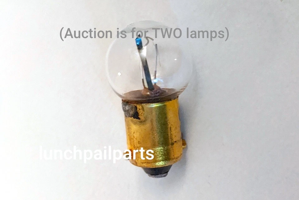 2 NOS Brake Warning Bulbs Ford Mustang Cougar Fairlane Falcon Galaxie Ranchero - Image 3 of 4