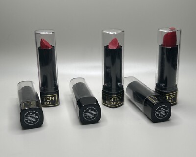 Set of 6 BLACK OPAL Lipsticks Hotline TESTERS Vitamin Rich BLK/OPL