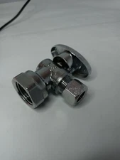 1Pc QUARTER TURN ANGLE STOP VALVE  1/2" FIP x 3/8" Comp maintenance wareh 403320