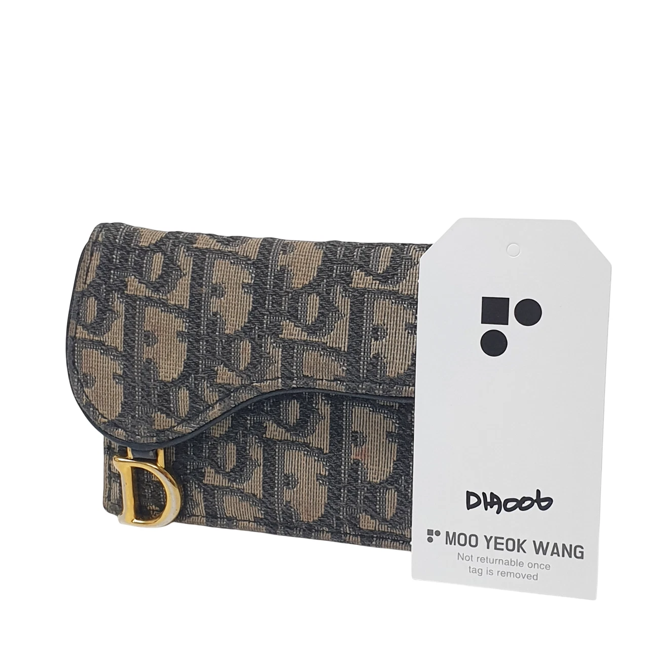 PORTE CARTES DE SELLE DIOR S5610CTZQ Porte cartes quotidien authentique garanti DIA006