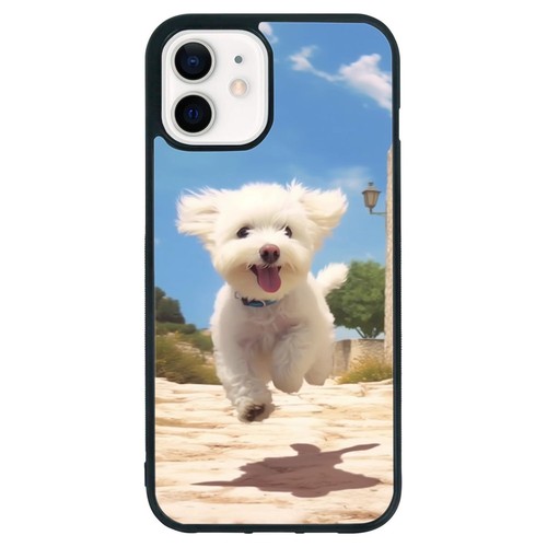 For iPhone SE XS XR Max 5 6 7 8 Plus mini Maltese Bichon dog Anti scratch Cover - Picture 3 of 25