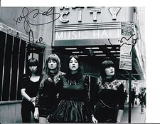 DUM DUM GIRLS GROUP SIGNED RADIO CITY 8X10