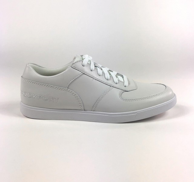 Rockport Croydon Adiprene by adidas Mens 8 White Shoes Sneakers Leather A10894 | eBay