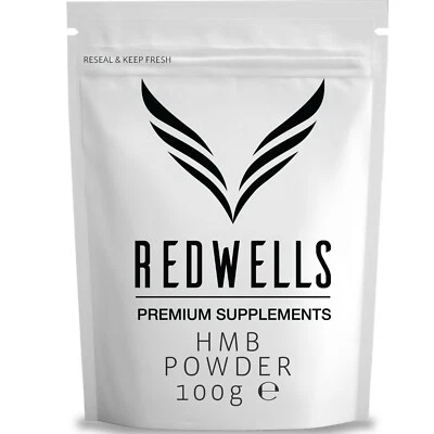 HMB Powder REDWELLS Amino Acid No Additives GMO Free Vegan - 100g Pack