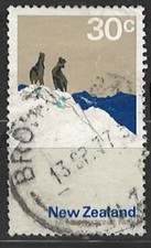 Nowa Zelandia, 1970, gest., Park Narodowy, MiNr 534C