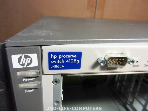 HP 4108gl J4865a Procurve Switch Gehäuse / Chassis EXCL MODULES & POWER SUPPLIES