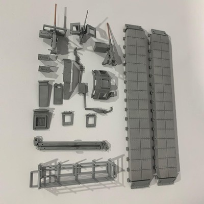 US Stock Upgrade Metal TUSKI for 1/16 Henglong Plastic 3918 RC Tank M1A2 Abrams