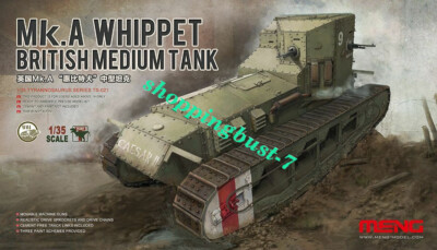 Meng TS-021 Model 1/35 British Medium Tank Mk.A Whippet BRAND NEW