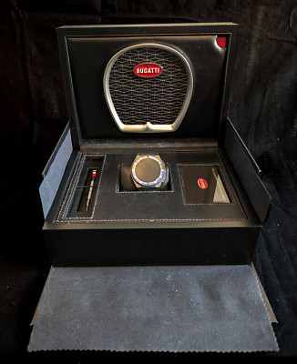 Bugatti Ceramique Edition Smartwatch Komplett Set in Lederbox
