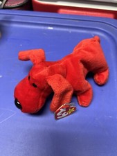 Ty Beanie Babies Rover the Red Dog Toy Lm
