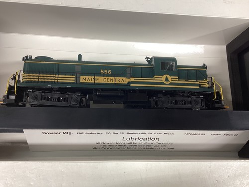 Bowser #25207 escala HO "Maine Central" Alco RS3 Rd. #556 | Zustand: New