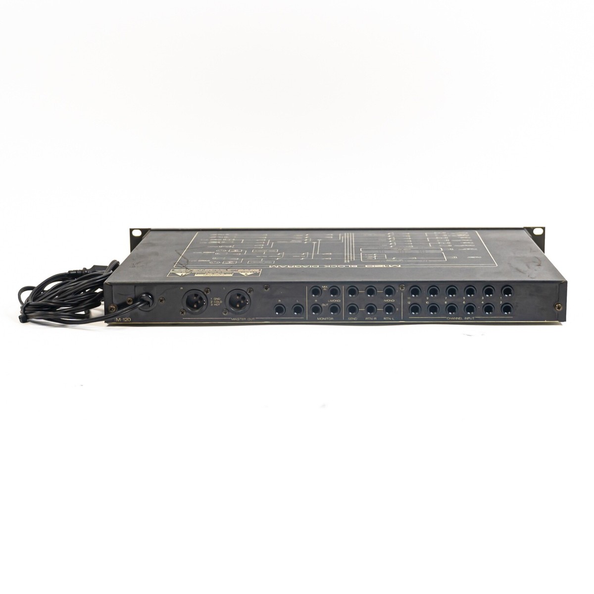Roland M-120 12チャンネル 1Uラックマウント ミキサー Roland M-120 12-Channel Rackmount Line Mixer – Compact