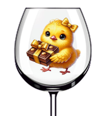 12x Valentinstag Huhn Vinyl Aufkleber Abziehbild Becher Weinglas Flasche Auto
