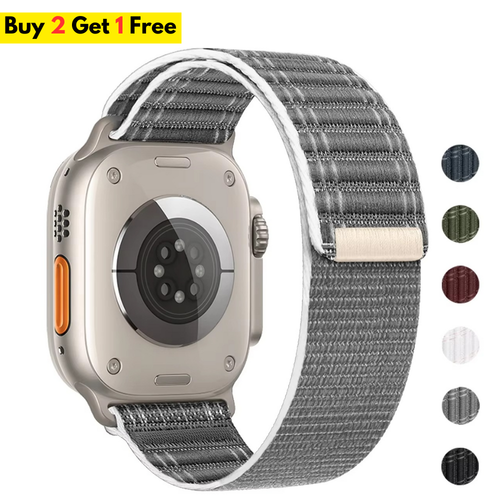 Nylon Strap For Apple Watch Band Ultra 2 49mm 45mm 41mm 46mm Series 10 9 8 Band - Picture 1 of 23