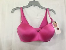 New Secret Treasures Women's Wirefree Bra With Bonded Back Pink 36D