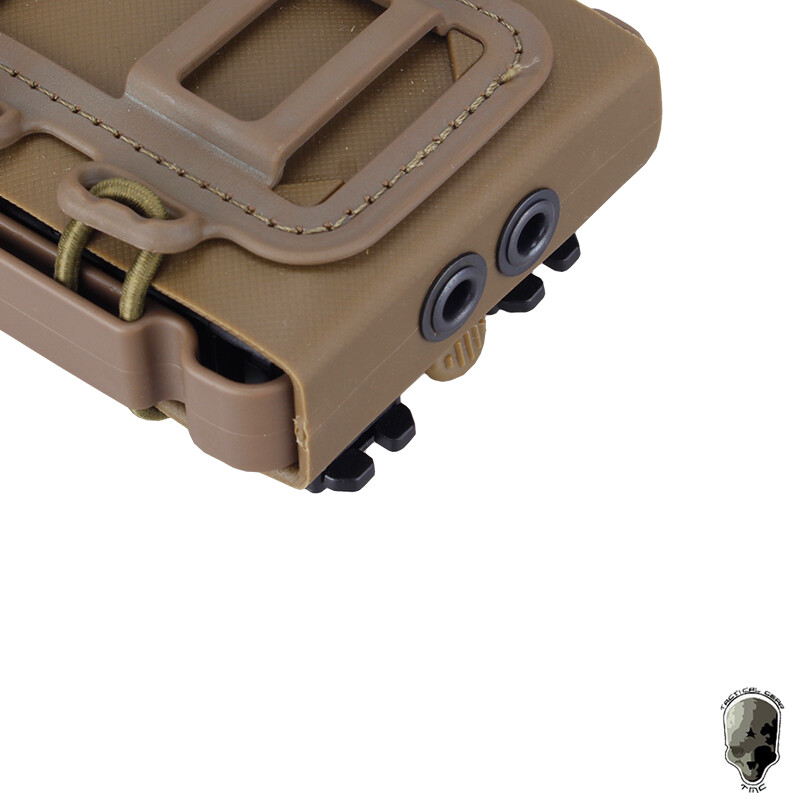 Porte-magazine TMC MOLLE - Pour Pistolet/airsoft 9mm - 4