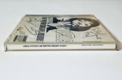 J WELLS SIGNED THE WOLFPAC MIXTAPE CD RAP 2003 RANDOM HIPHOP G