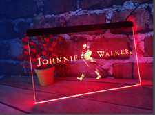 Johnnie Walker RED Label Whiskey LED Neon Light Sign for BAR Alco Shop club pub