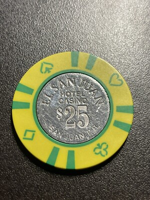 $25 El San Juan Puerto Rico Casino Chip ESJ-25k