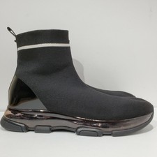 kendra reflective stretch knit sock sneaker