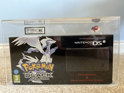 POKEMON SCHWARZE VERSION - DSi KONSOLE - GRADED - UKG VGA WATA
