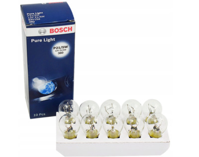 10x P21/5W 12V 21/5W 380 Glühlampe BOSCH Pure Light 1 987 302 202